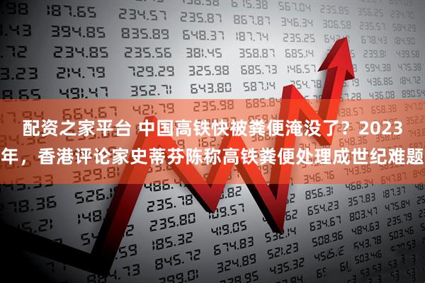 配资之家平台 中国高铁快被粪便淹没了？2023年，香港评论家史蒂芬陈称高铁粪便处理成世纪难题